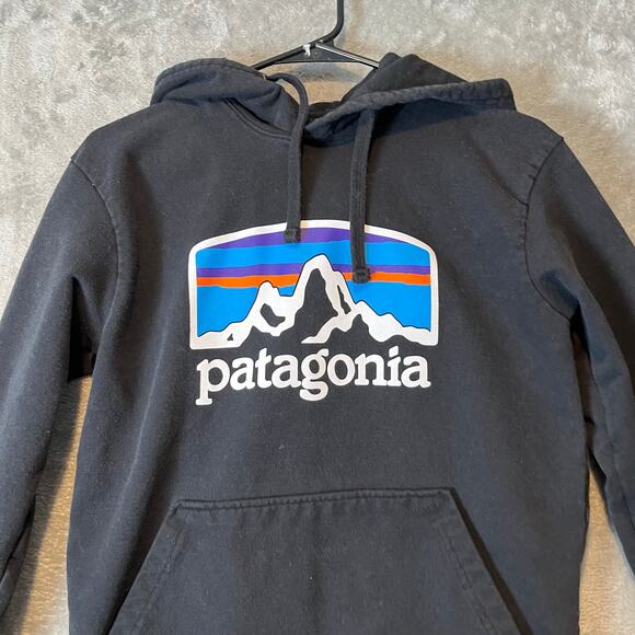 Patagonia Black Fitz Roy Horizons Uprisal Hoodie Size XS‎ - Picture 2 of 7